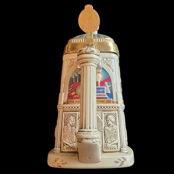 Anheuser-Busch Celebrating The Millennium Lidded Stein By Ceramarte - #01278 - Picture 6 of 8